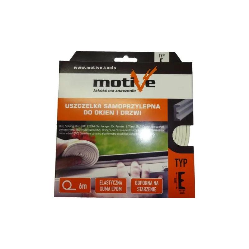 Uszczelka z samoprzylepna z gumy EPDM USZ154.6