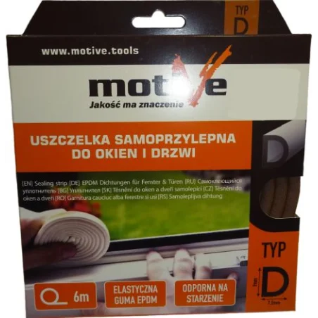 Uszczelka samoprzylepna 3-7mm z gumy EPDM USZ154.12