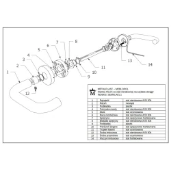 KLAMKA FELIX STAL NIERDZ.B/R D