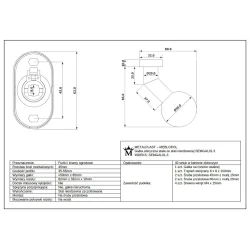 Gałka stała SEMGAL01.3