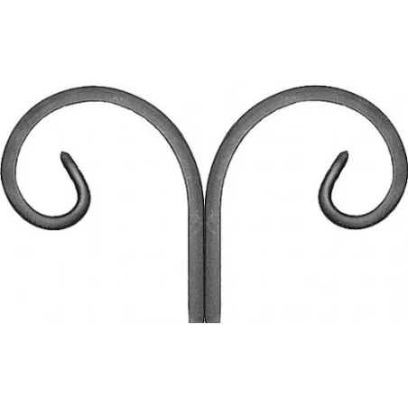 Element skrętny z płask. 12x6mm 145x85mm ART10092