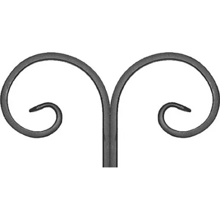 Element skrętny z płask. 12x6mm 190x100mm ART10093