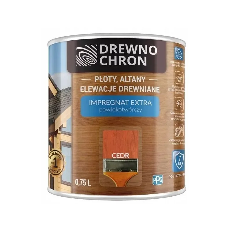 Impregnat DREWNO CHRON Cedr 0,75L. BAWDRE10.15