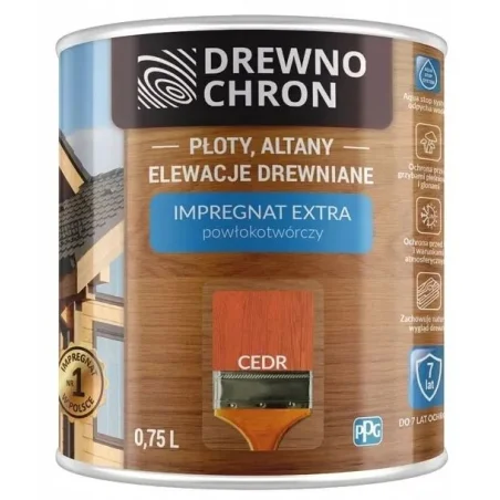 Impregnat DREWNO CHRON Cedr 0,75L. BAWDRE10.15