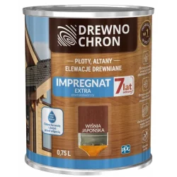 Impregnat extra powłokotwórczy DREWNO CHRON wiśnia japońska 0,75L. BAWDRE10.21