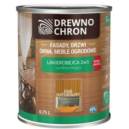 Lakierobejca DREWNO CHRON dąb 0,8l BAWLAK10.11