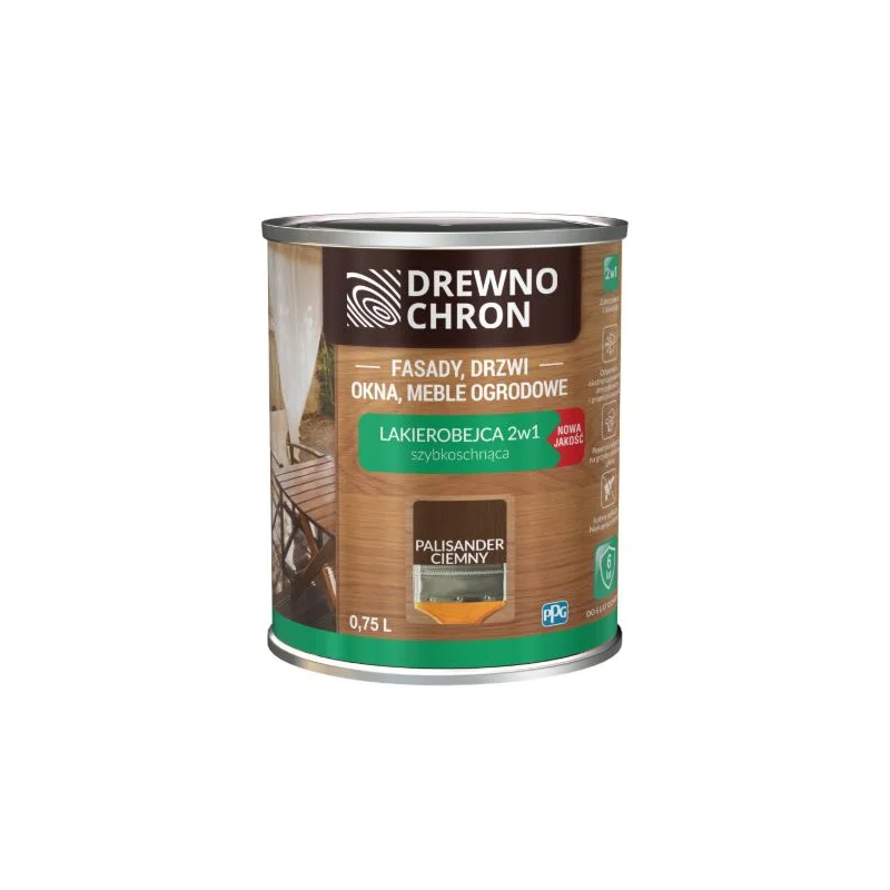 Lakierobejca DREWNO CHRON palisander 0,8l BAWLAK10.15
