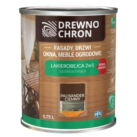 Lakierobejca DREWNO CHRON palisander 0,8l BAWLAK10.15