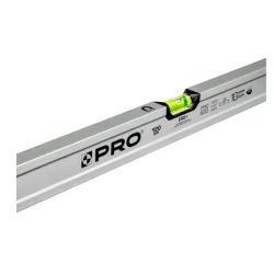 Poziomnica PRO600 anodowana srebrna z magnesami 120cm PROPOZ01.59