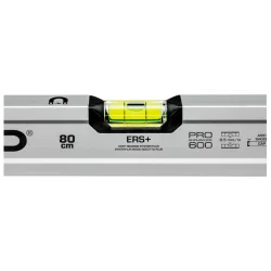 Poziomnica PRO600 anodowana srebrna z magnesami 80cm PROPOZ01.61