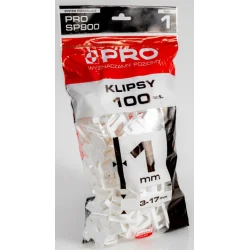 System poziomujący SP800 klipsy 1mm worek 100 szt. PROSYS01.15