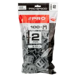 System poziomujący SP800 klipsy 2mm worek 100 szt. PROSYS01.17