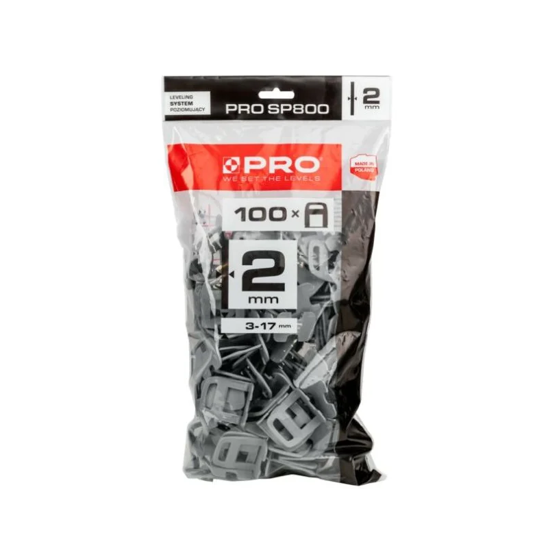 System poziomujący SP800 klipsy 2mm worek 100 szt. PROSYS01.17