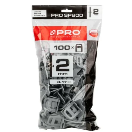 System poziomujący SP800 klipsy 2mm worek 100 szt. PROSYS01.17