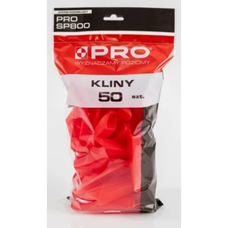 System poziomujący SP800 kliny worek 50 szt. PROSYS01.18