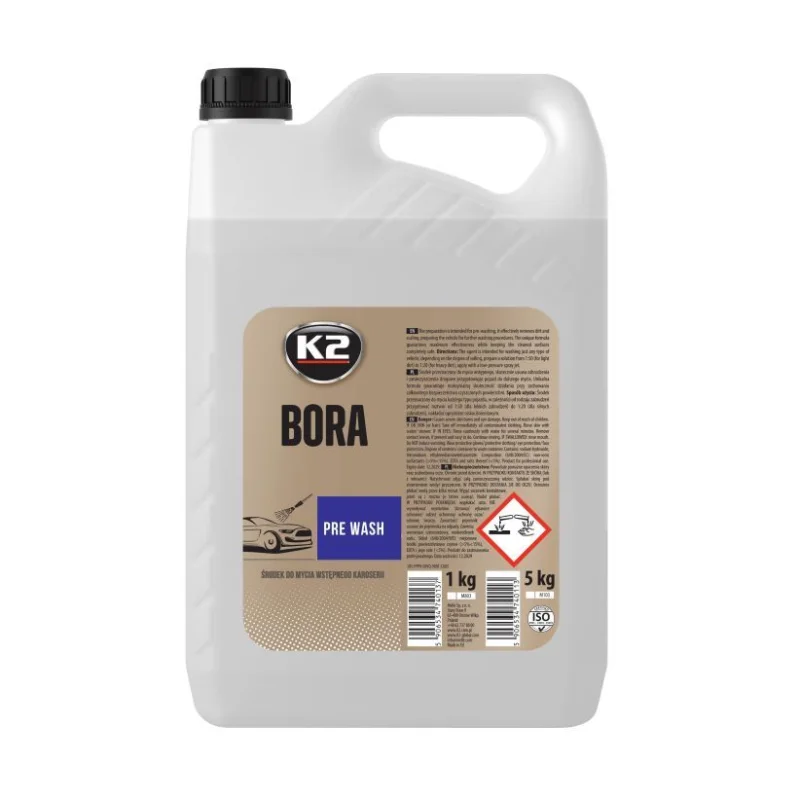 K2 BORA 5kg – Skuteczny Pre-Wash do mycia wstępnego karoserii