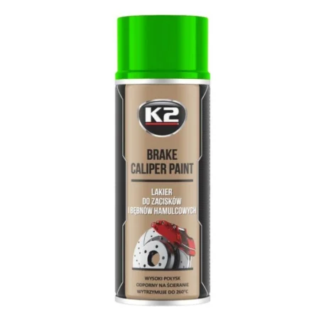 K2 BRAKE CALIPER PAINT 400ML ZIELONY – Lakier do zacisków hamulcowych