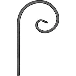 Element skrętny z pręta 12x12mm 100x170mm ART11091