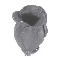 Kwiat róży 40x30mm POL14.301.28