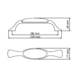 Uchwyt meblowy -UP19-  UCH149.12.