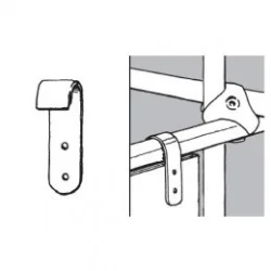 Uchwyt pionowy - Ø 25 chrom SZTR5210CHR