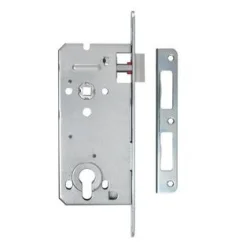 Zamek ZW100S 72/60 WB stolarka ocynk srebrny ZP-WA-203