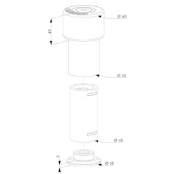 Odbojnik bramy GATESTOP WADODB01.1