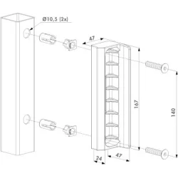 Zaczep SMKL 7040 QF WADZAC01.12