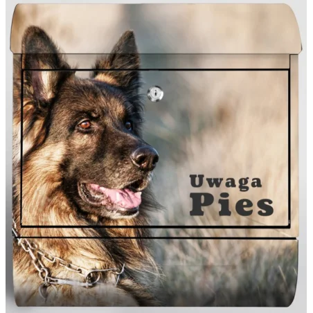 Skrzynka na listy 8RI Uwaga Pies SKR118.45