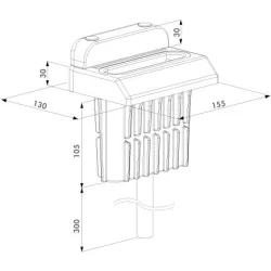 Opór dolny dla rygli wewn. CSG dla SUBY WADOPO01.2 