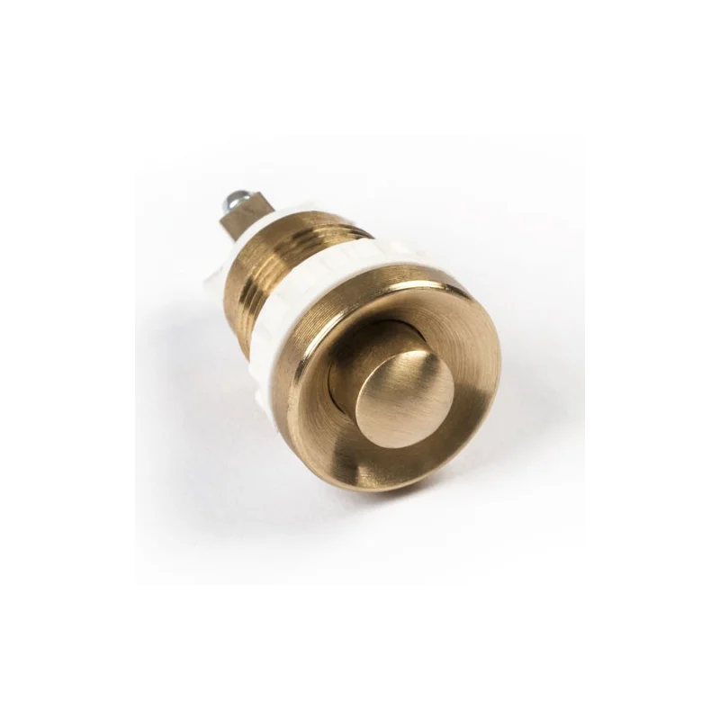 Przycisk dzwonka fi19,5mm mosiądz PRZ55.05