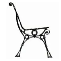 Noga aluminiowa retro bez podłokietnika FERNOG21.3