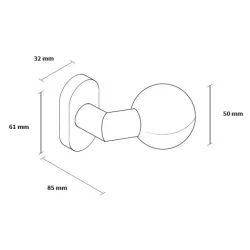 Gałka stała SEMGAL01.3