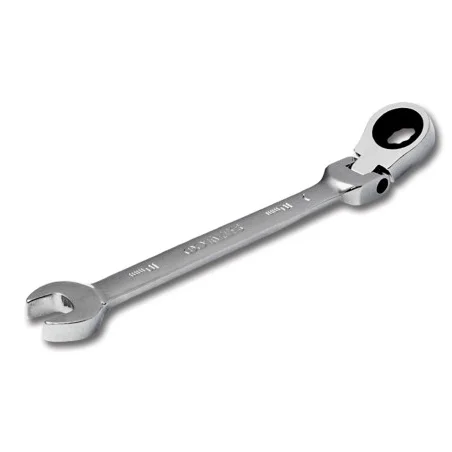 Klucz płasko-oczkowy z grzechotką i przegubem 15mm STKLU01.16