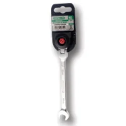 Klucz płasko-oczkowy z grzechotką i przegubem 15mm STKLU01.16