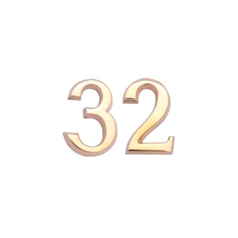 Cyfra mosiężna 20 cm IR-CYM20