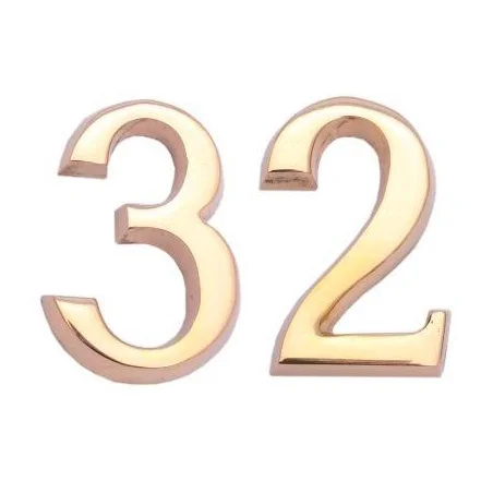 Cyfra mosiężna 20 cm IR-CYM20