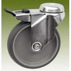 Kółko skrętne fi 75 z hamulcem RR3016-75