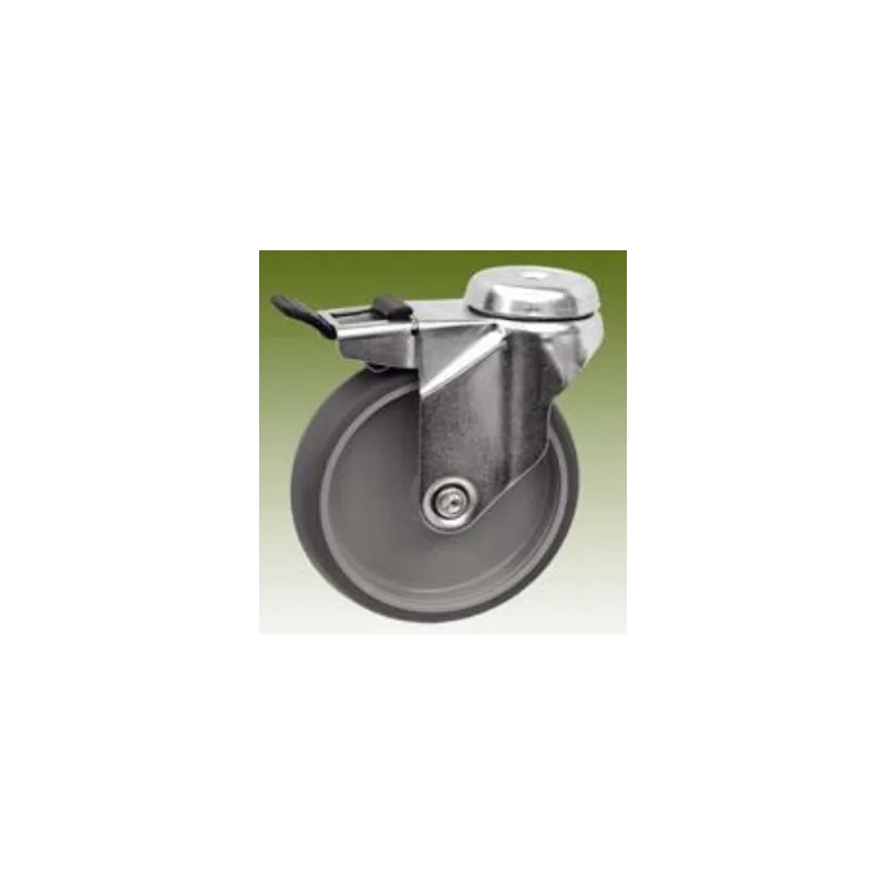 Kółko skrętne fi 75 z hamulcem RR3016-75