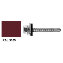 Wkręt farmer 4,8x20mm RAL3005 DACH79.7