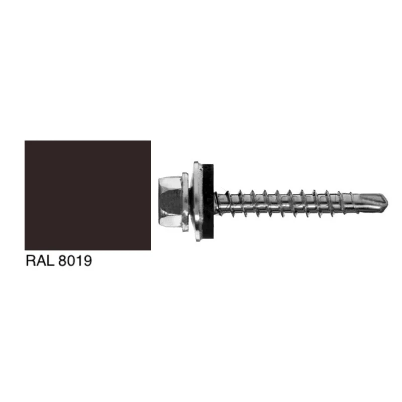 Wkręt farmer 4,8x35mm RAL8019 DACH79.23