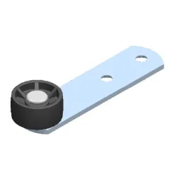 Rolka pionowa Φ29 z oponką ROL205.23