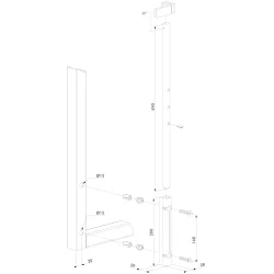 Rygiel VSF do bram WADRYG01.7