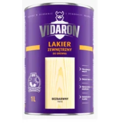 Lakier VIDARON zewnętrzny bezbarwny 1L BAWLAK10.4