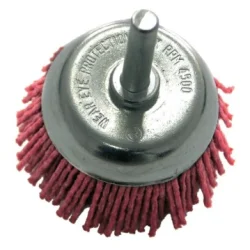 Szczotka doczołowa fi 75mm z trzpieniem nylonowa X32917