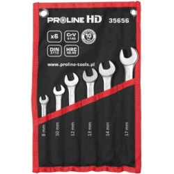 Zestaw kluczy oczkowo-płaskich 8-17mm X35656