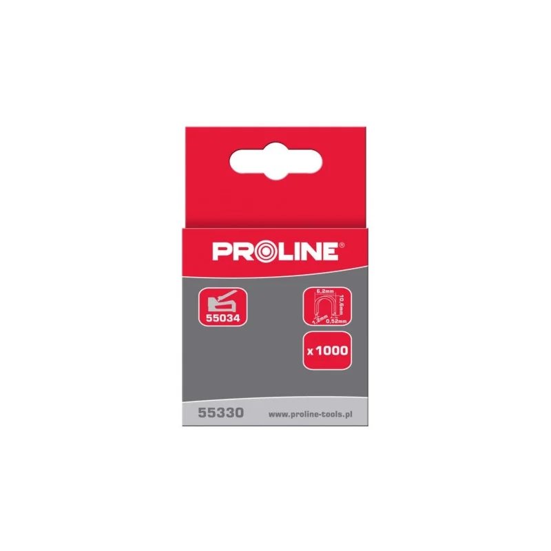 Zszywki hartowane półokrągłe TYP-S 10mm X55330