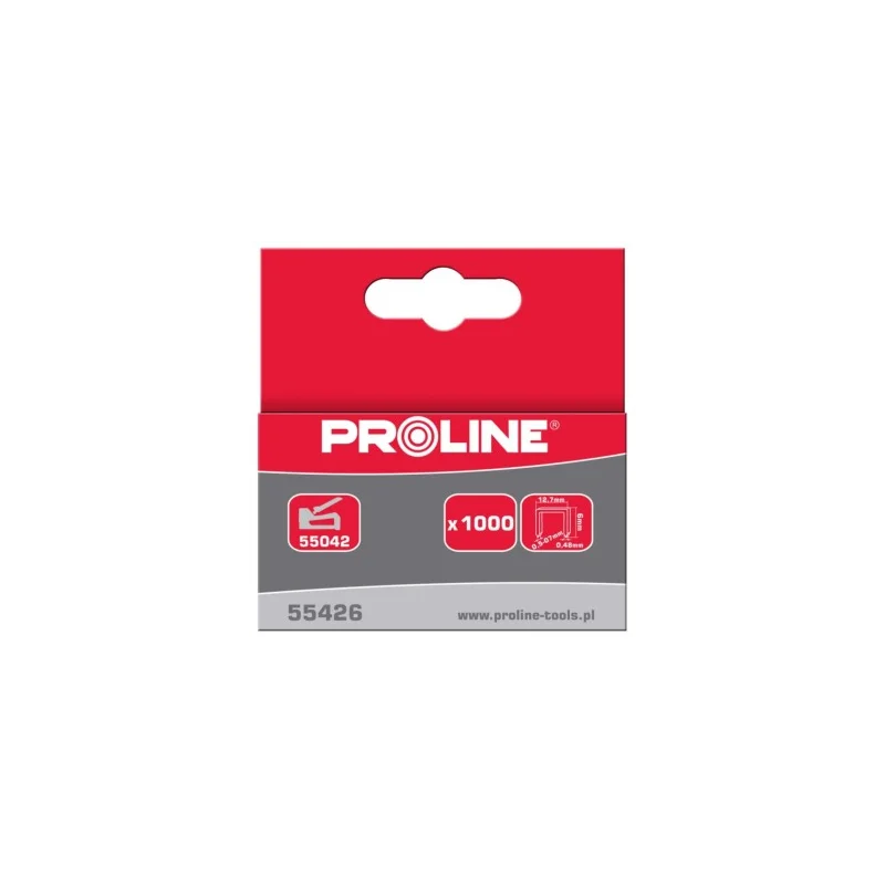 Zszywki hartowane  TYP-R 6mm X55426