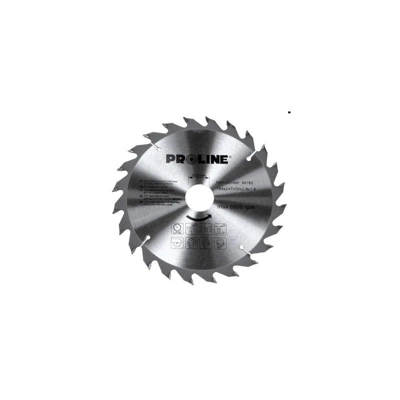 Piła tarczowa z widią 184mm 24 zęby X84182
