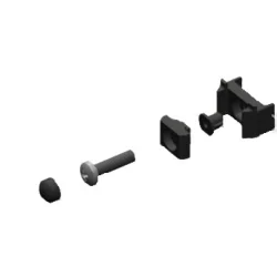 Łącznik ogrodzeń panelowych zielony ABILAC01.2ZIE